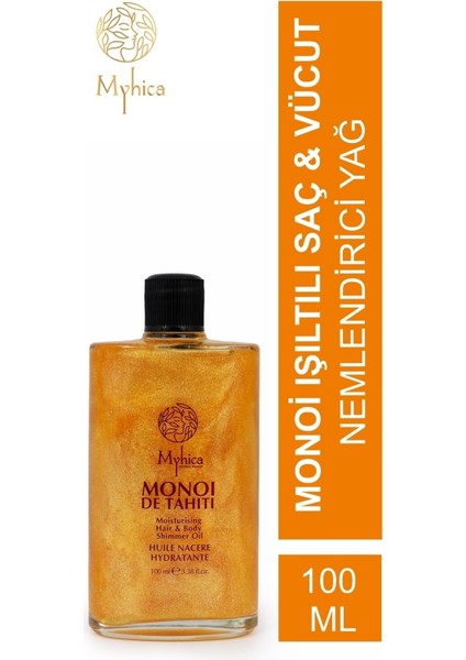 Işıltılı Saç & Vücut Nemlendirici Yağ - 100 ml