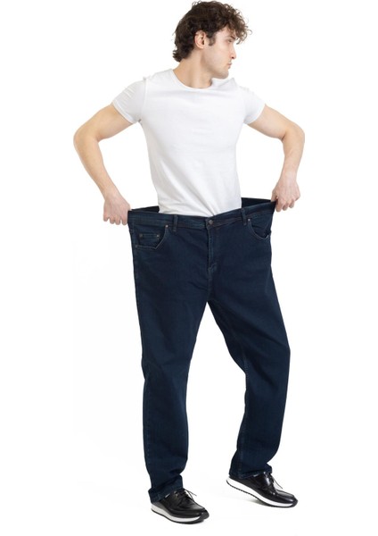 Erkek Jumbo Boy Battal Büyük Beden Geniş Kalıp Kot Pantolon 722 fiyatları