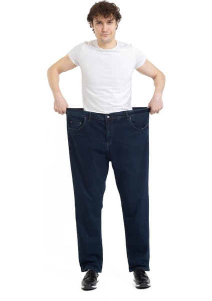 Erkek Jumbo Boy Battal Büyük Beden Geniş Kalıp Kot Pantolon 722 modelleri