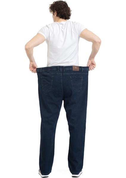 Erkek Jumbo Boy Battal Büyük Beden Geniş Kalıp Kot Pantolon 722 indirimleri