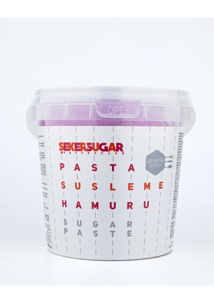 Şeker&Sugar Şeker Hamuru 500 gr-Lila