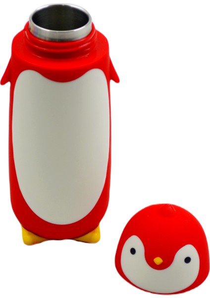 Bottleboss Penguen Figürlü Paslanmaz Çelik Çocuk Matarası 350 ml