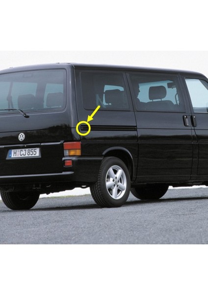 Vw Transporter T4 1991-03 Sağ Sürgülü Kapı Rayı Uç Plastiği 701843884B