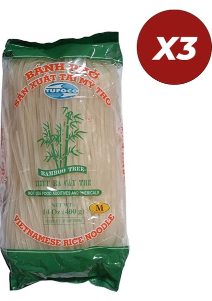 Pirinç Makarnası (Rice Stick) 400 gr 3 Adet