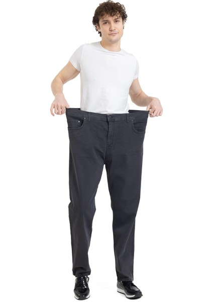 Erkek Jumbo Boy Battal Büyük Beden Geniş Kalıp Kot Pantolon 722 fırsatları