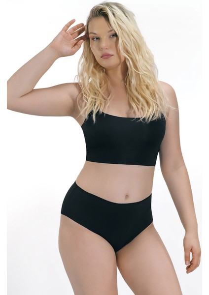 Kadın Büyük Beden Basic Külot Lazer Kesim Iz Yapmaz Toparlayıcı