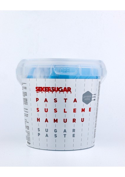 Şeker&Sugar Şeker Hamuru 500 gr Mavi