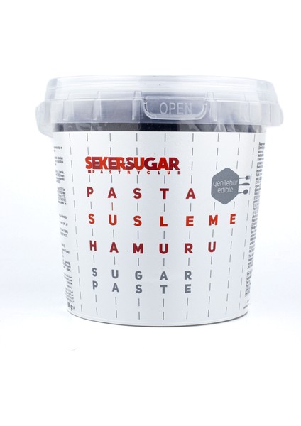 Şeker&Sugar Şeker Hamuru 500 gr Siyah