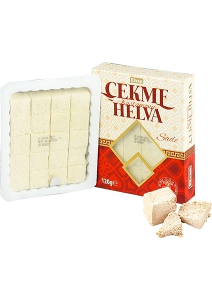 Çekme Helva Sade 120 Gr. (1 Paket)