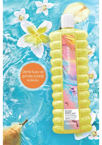 Senses Deniz Tuzu ve Güneş Çiçeği Kokulu Getaway Dream Banyo Köpüğü 1 lt fiyatları
