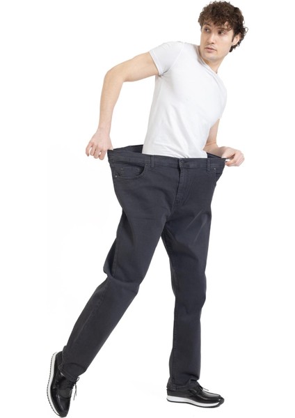 Erkek Jumbo Boy Battal Büyük Beden Geniş Kalıp Kot Pantolon 722