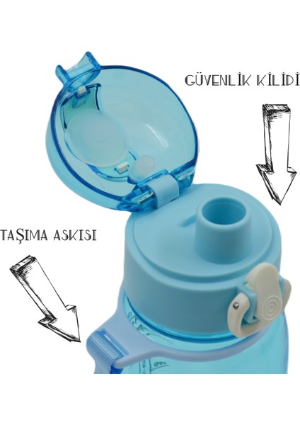 Bottle Boss Bottleboss Classical Kilitli Taşıma Askılı Çocuk Matarası 400 ml