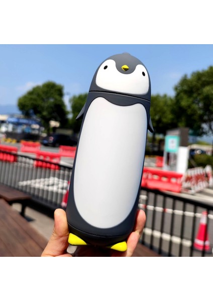 Bottleboss Penguen Figürlü Paslanmaz Çelik Çocuk Matarası 350 ml indirimleri