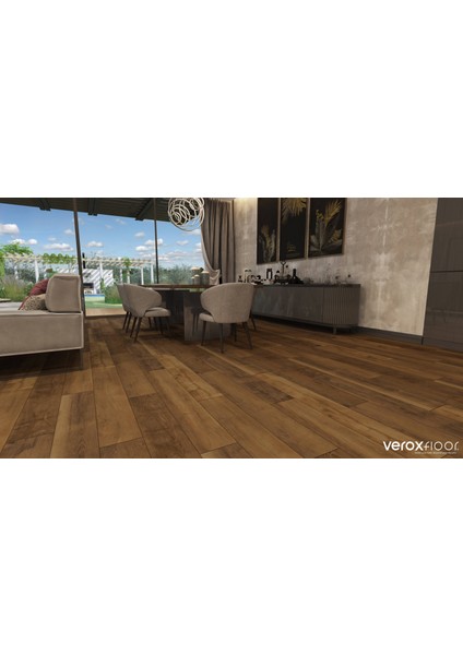 Laminant Parke Monet Classic 1029 Donnas Oak Ac4 32.sınıf Ae Hs 10 x 195 x 1288 mm 1 Paket 1,7581 M²