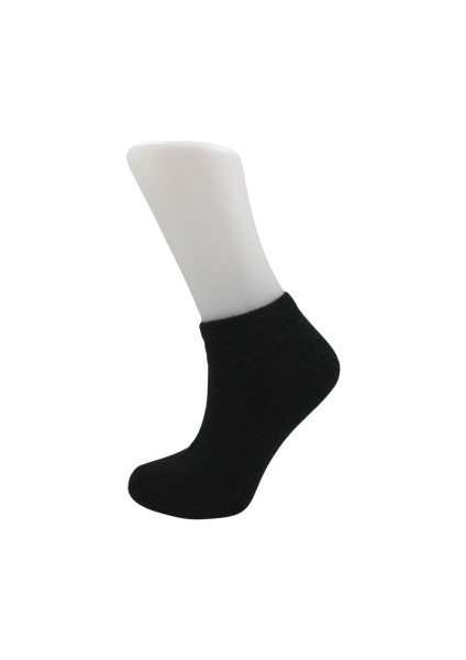 Lambswool Yün Kışlık Kalın Kadın Patik Çorap 4'lü Paket