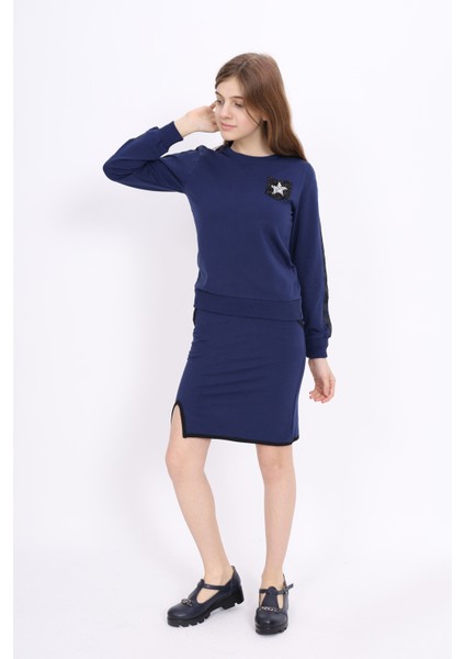 Toontoy Kız Çocuk Taş Işlemeli Etekli Takım modelleri