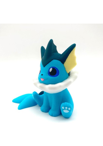 #0134 Chibi Vaporeon Pokemon Figürü