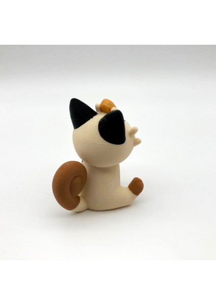 #0052 Chibi Meowth Pokemon Figürü