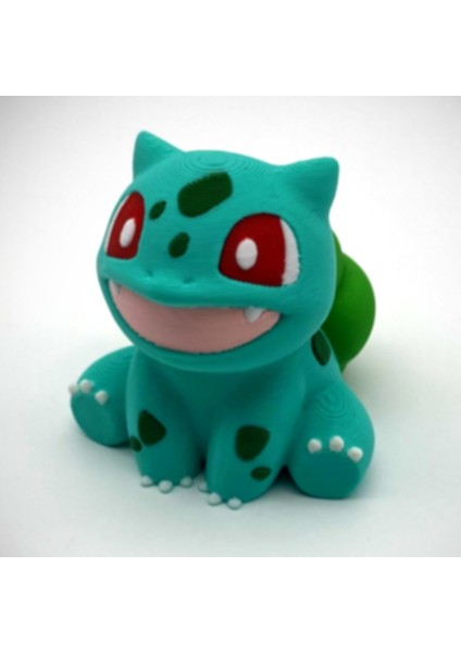 #0001 Chibi Bulbasaur Family Pokemon Figür Seti modelleri