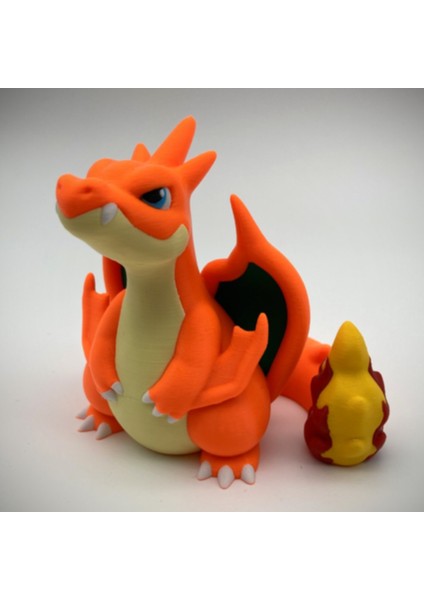 #0006 Chibi Mega Charizard Y Pokemon Figürü