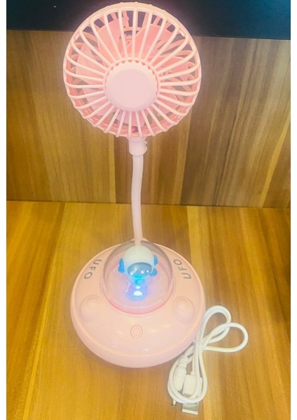 Myk Fanlı Gece Lambalı Şarjlı Usb'li Soğutucu Yaz Sıcaklarına Karşı Serinlemenin ve Aydınlatmanın Mükemmel Kombinasyonu fiyatları