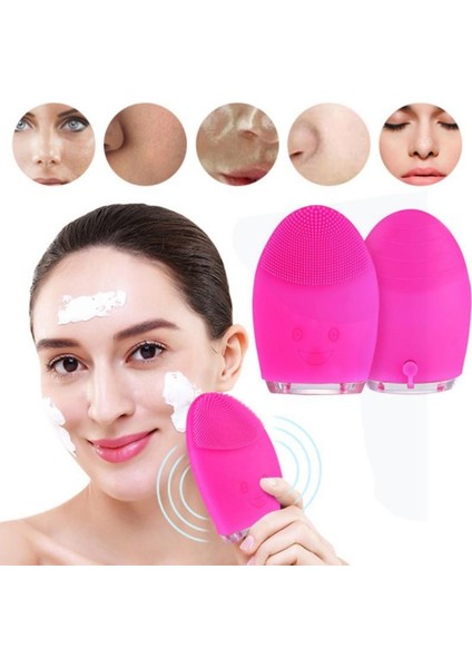 Silikon Şarjlı Yüz Temizleme Fırçası