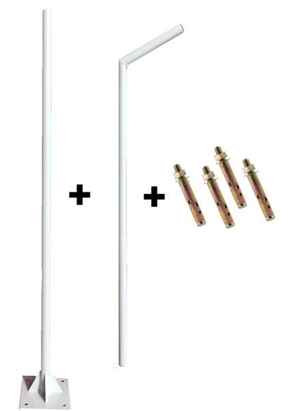 Güneş Enerjili Bahçe Lambası Direkli 200 Watt modelleri