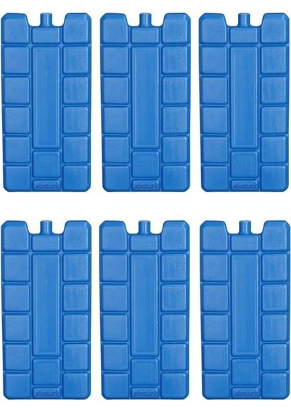 6 Adet Akü Extra Soğutma Özellikli Jel Sıvılı 400ML Kaset Termos Buz Aküsü 60 Saat Koruma Ce Belgeli