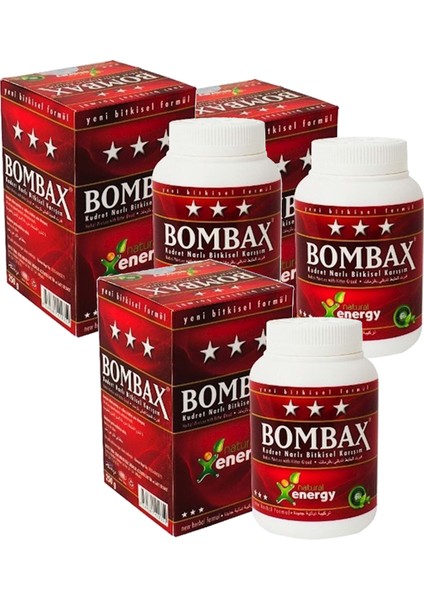 Bombax 3 Kutu Toz Bitkisel Karışım Bombaks