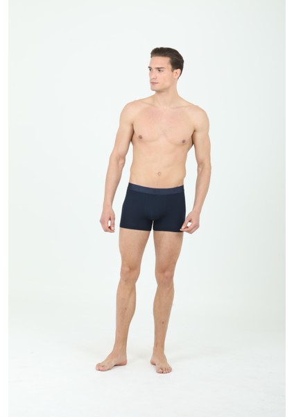 Lacivert / Beyaz Boxer Set 220300
