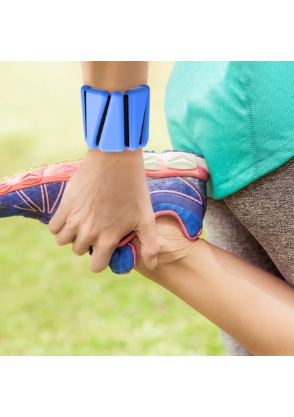 Yoga Fitness Spor Eğitimi Velcro Silikon Ağırlık Taşıyan Bilezikler Bir Çift 2lbs (Yurt Dışından) fiyatları