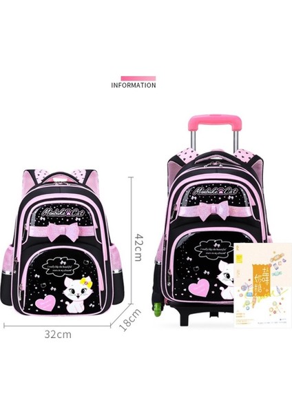 Çocuk Kız Çocuk Sırt Çantası Merdiven Çıkmak Için Tekerlekli Süit (Yurt Dışından) modelleri