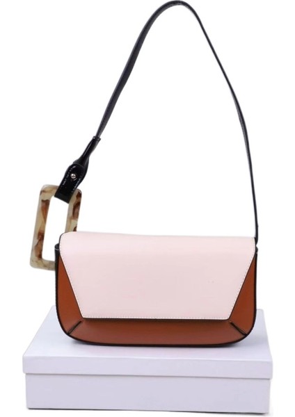 2023 Ekleme Küçük Kare Çanta Basit Tek Omuzlu Kadın Çantası Modaya Uygun Koltuk Altı Çantası (Yurt Dışından)