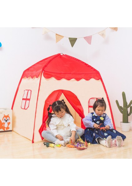 Kapalı Katlanır Kale Bebeğin Oyun Evi Çocuklar Çocuklar Için Prenses Küçük Oyuncak Çadır (Yurt Dışından)