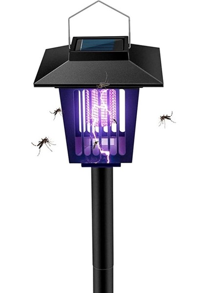 Bahçe Güneş Enerjisi Zapper Açık Sivrisinek Zapper Bahçe Lambası (Yurt Dışından)
