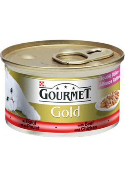6 Adet Gourmet Gold Sigir&tavuk Çifte Lezzet-85 gr