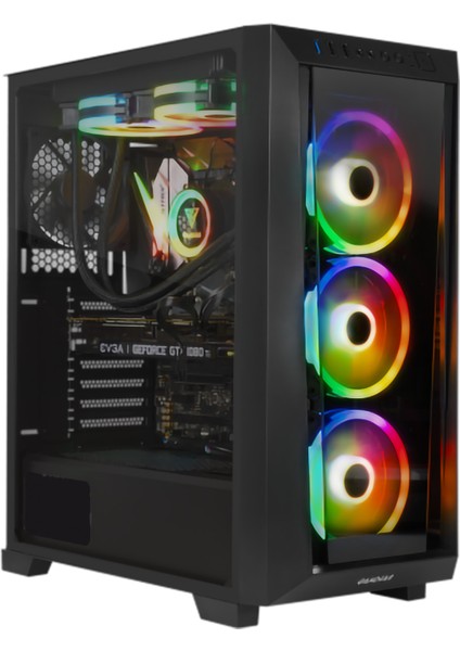 Gamdıas Talos M1 Elite, Fsp 1600W Power Supply, Tempered Glass, Argb, Atx, Professional Gamıng Kasa