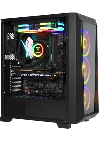 Gamdıas Talos M1 Elite, Fsp 1600W Power Supply, Tempered Glass, Argb, Atx, Professional Gamıng Kasa