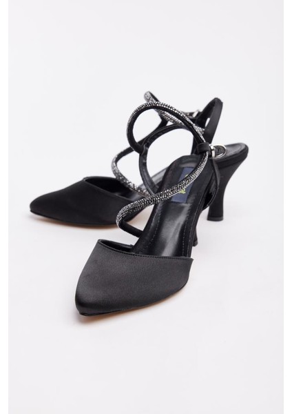 Kısa Topuk Taş Aksesuarlı Kadın Abiye Ayakkabı fiyatları