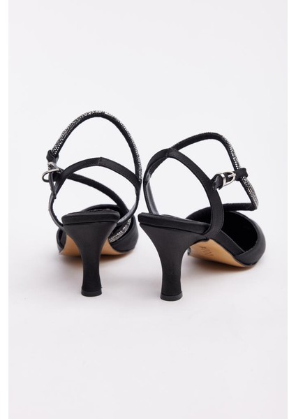 Kısa Topuk Taş Aksesuarlı Kadın Abiye Ayakkabı indirimleri