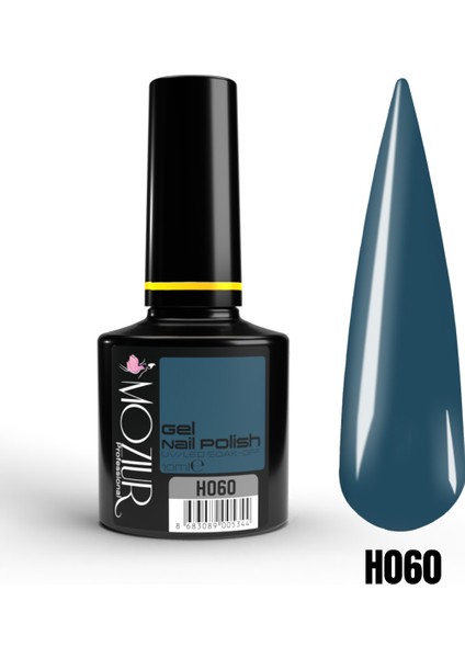 H060 UV LED Kalıcı Oje Derin Mavi Renk 10 ml Uzun Süreli Kullanım İçin fiyatları