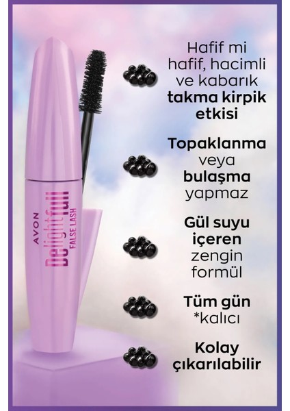 Delightfull False Lash Maskara 10 Ml. Lava Brown