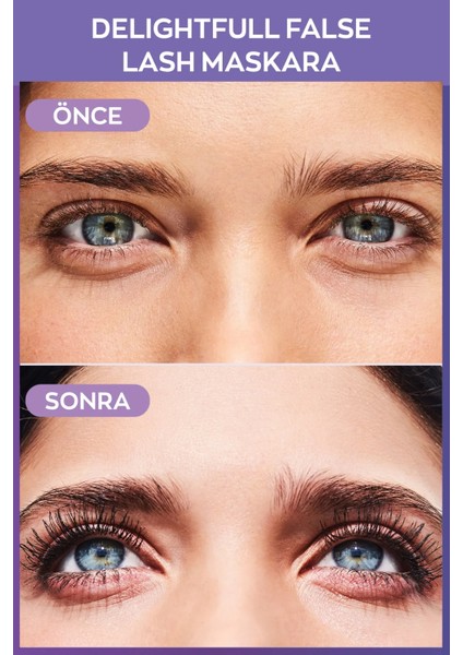 Delightfull False Lash Maskara 10 Ml. Lava Brown