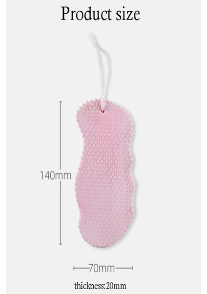 3D Sihirli Ultra Soft Yumuşak Banyo Duş Süngeri Cild Temizleyici Vucüt Kesesi Yoğun Köpük Süngeri fırsatları