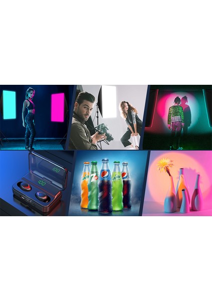 120W Rgb Softbox 60X90CM 3000-5500K LED Video ve Fotoğraf Çekim Işıgı Renkli Işık indirimleri