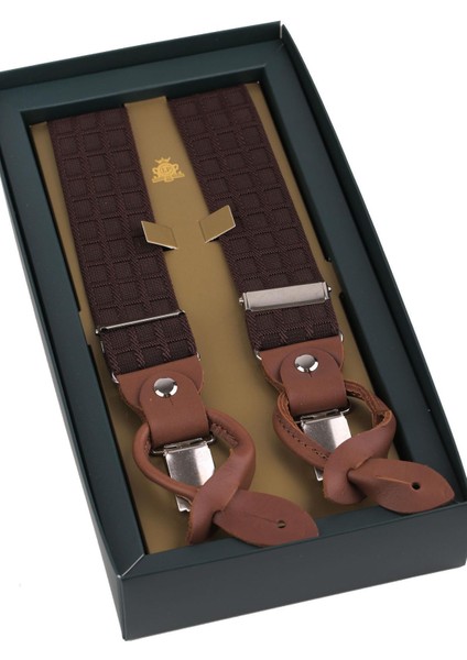 Açık Mavi Deri Bağlantılı Erkek Pantolon Askısı PAN141 fiyatları