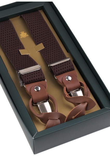 Yeşil - Mavi Renk Deri Bağlantılı Erkek Pantolon Askısı PAN143 fiyatları