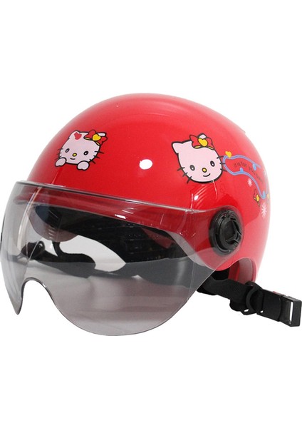 Elektrikli Araba Kask Hafif Kask Çocuk Çizgi Film (Yurt Dışından)