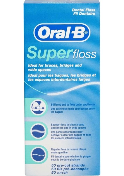 Diş Ipi Super Floss 50 Adet