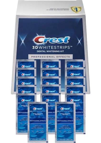 3D White Professional Effects Diş Beyazlatma Bantları - 34 Bant - 17 Paket -